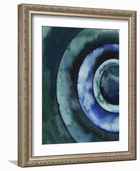 Cobalt Vortex I-Grace Popp-Framed Art Print