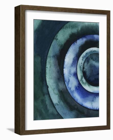 Cobalt Vortex I-Grace Popp-Framed Art Print