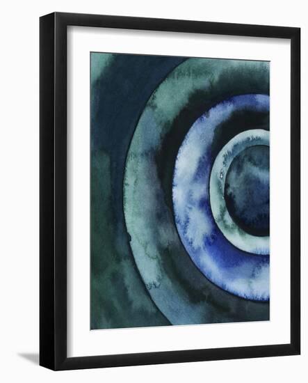 Cobalt Vortex I-Grace Popp-Framed Art Print