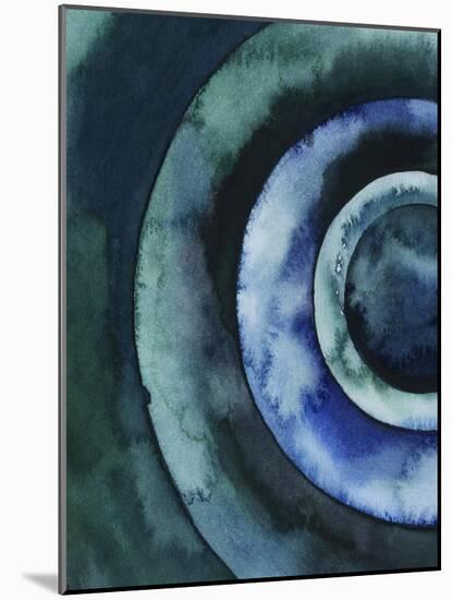 Cobalt Vortex I-Grace Popp-Mounted Art Print