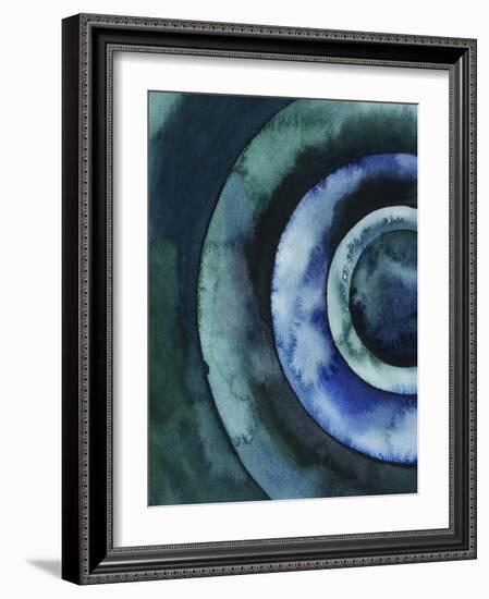 Cobalt Vortex I-Grace Popp-Framed Art Print