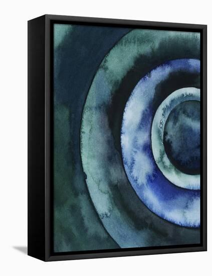 Cobalt Vortex I-Grace Popp-Framed Stretched Canvas