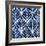 Cobalt Watercolor Tiles IV-Grace Popp-Framed Art Print