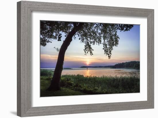 Cobb Island Sunset I-Alan Hausenflock-Framed Photographic Print