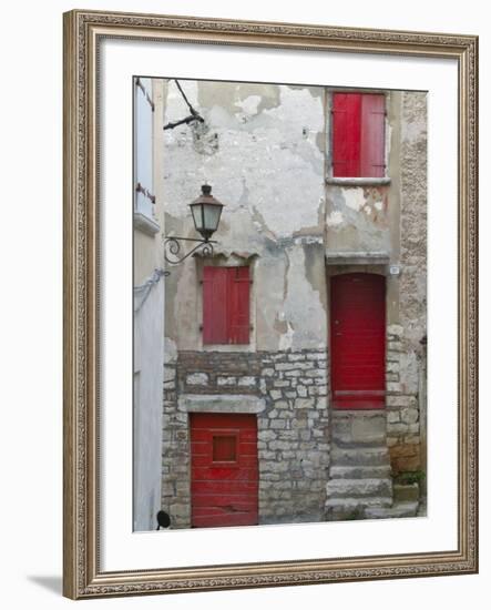 Cobbled Street, Instria, Croatia-Keren Su-Framed Photographic Print