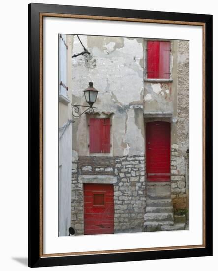 Cobbled Street, Instria, Croatia-Keren Su-Framed Photographic Print