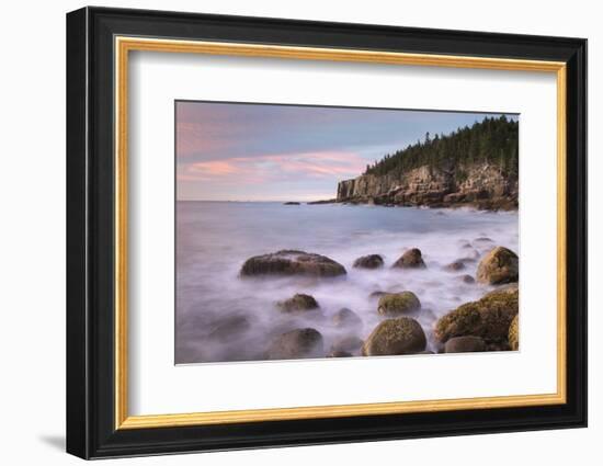 Cobblestone Beach-Alan Majchrowicz-Framed Photographic Print