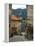 Cobblestone Street Down to Waterfront, Lake Orta, Orta, Italy-Lisa S. Engelbrecht-Framed Premier Image Canvas