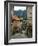 Cobblestone Street Down to Waterfront, Lake Orta, Orta, Italy-Lisa S. Engelbrecht-Framed Photographic Print