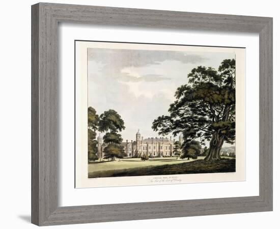 Cobham Hall in Kent, 1800-John George Wood-Framed Giclee Print