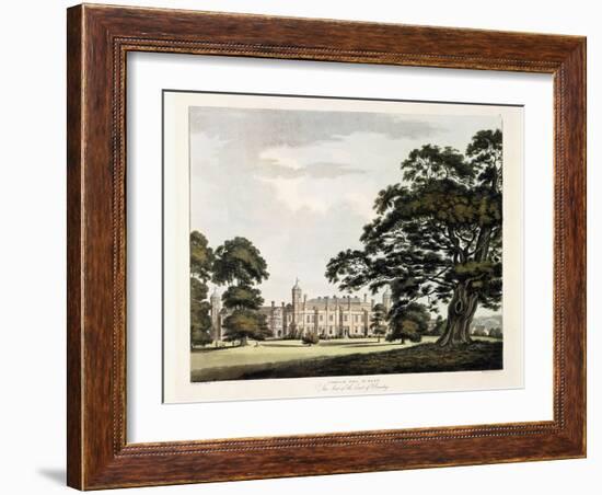 Cobham Hall in Kent, 1800-John George Wood-Framed Giclee Print