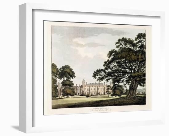 Cobham Hall in Kent, 1800-John George Wood-Framed Giclee Print