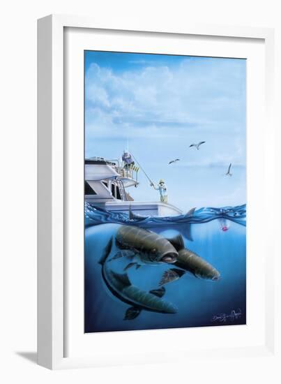 Cobia Quest-Dann Spider-Framed Giclee Print