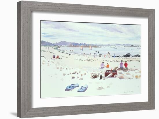 Cobo Bay, Guernsey, 1987-Lucy Willis-Framed Giclee Print