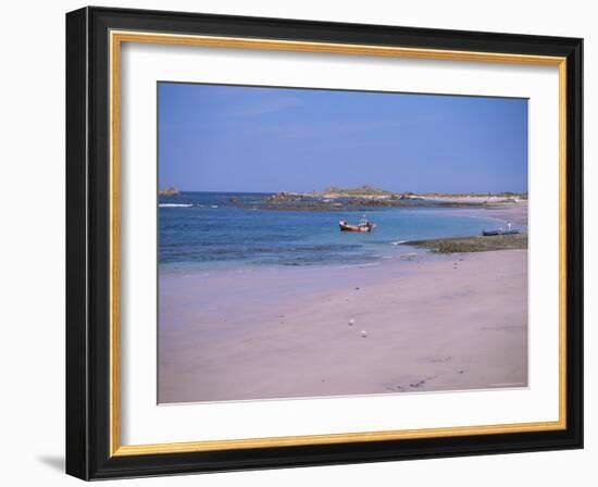 Cobo Bay, Guernsey, Channel Islands, United Kingdom-J Lightfoot-Framed Photographic Print