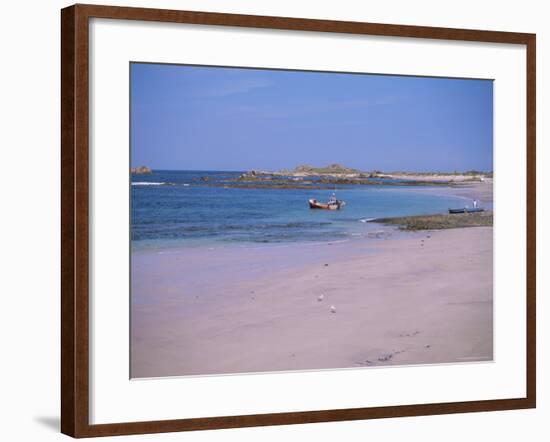 Cobo Bay, Guernsey, Channel Islands, United Kingdom-J Lightfoot-Framed Photographic Print