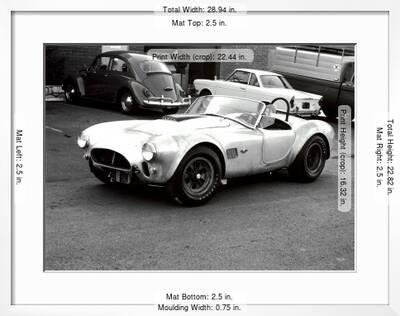 Cobra 427 Race Car Giclee Print Art Com