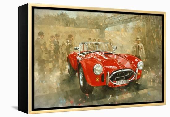 Cobra at Brooklands-Peter Miller-Framed Premier Image Canvas