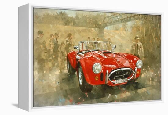 Cobra at Brooklands-Peter Miller-Framed Premier Image Canvas