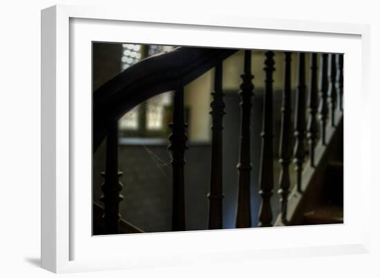 Cobwebs on Stairway-Nathan Wright-Framed Photographic Print