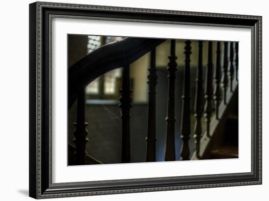 Cobwebs on Stairway-Nathan Wright-Framed Photographic Print