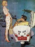 The Actress and the Cop - Saturday Evening Post "Leading Ladies", May 4, 1957 pg.23-Coby Whitmore-Giclee Print