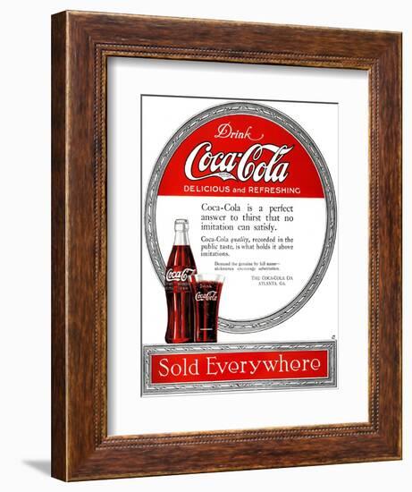 Coca-Cola Ad, 1919-null-Framed Giclee Print