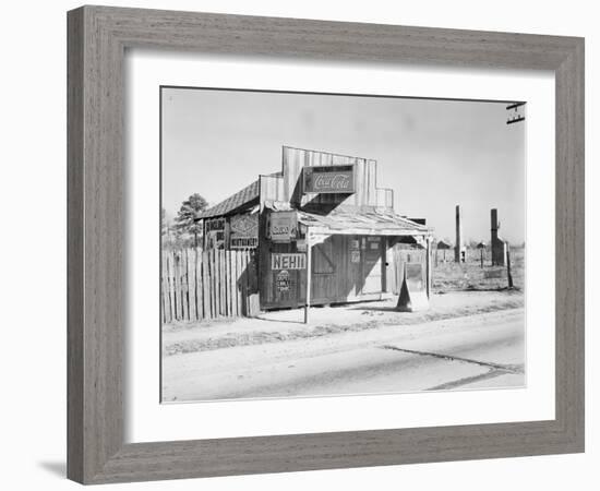 Coca-Cola shack in Alabama, 1935-Walker Evans-Framed Photographic Print