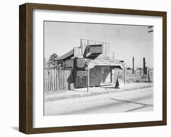 Coca-Cola shack in Alabama, 1935-Walker Evans-Framed Photographic Print