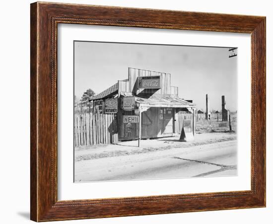 Coca-Cola shack in Alabama, 1935-Walker Evans-Framed Photographic Print