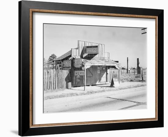 Coca-Cola shack in Alabama, 1935-Walker Evans-Framed Photographic Print