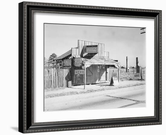 Coca-Cola shack in Alabama, 1935-Walker Evans-Framed Photographic Print