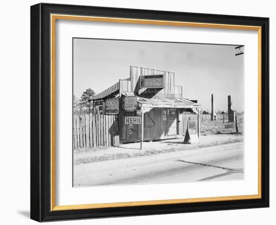 Coca-Cola shack in Alabama, 1935-Walker Evans-Framed Photographic Print