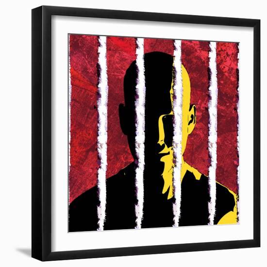 Cocaine Addiction, Conceptual Artwork-Stephen Wood-Framed Premium Photographic Print