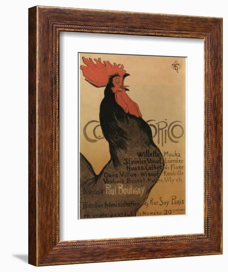 Coccorico-Theophile Alexandre Steinlen-Framed Art Print