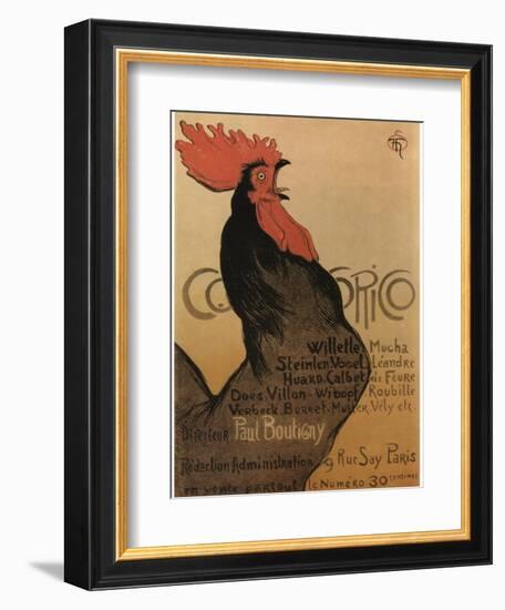 Coccorico-Theophile Alexandre Steinlen-Framed Art Print