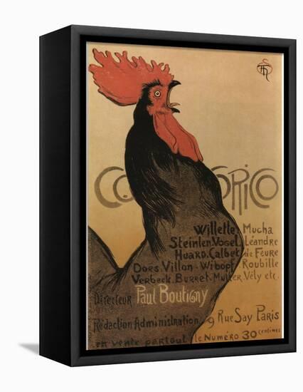 Coccorico-Theophile Alexandre Steinlen-Framed Stretched Canvas
