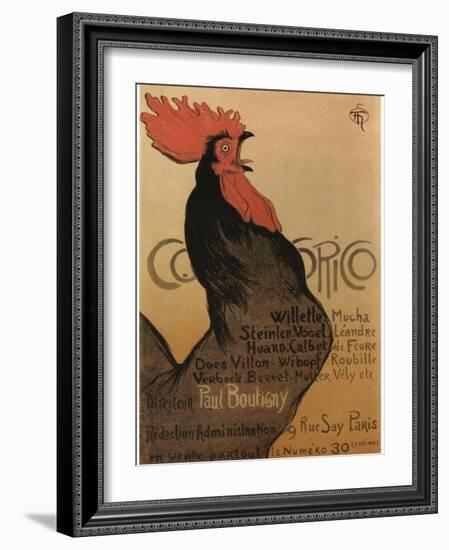 Coccorico-Theophile Alexandre Steinlen-Framed Art Print