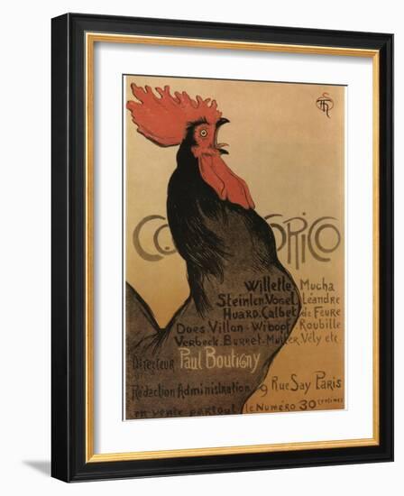 Coccorico-Theophile Alexandre Steinlen-Framed Art Print