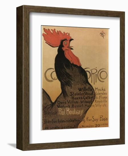 Coccorico-Theophile Alexandre Steinlen-Framed Premium Giclee Print