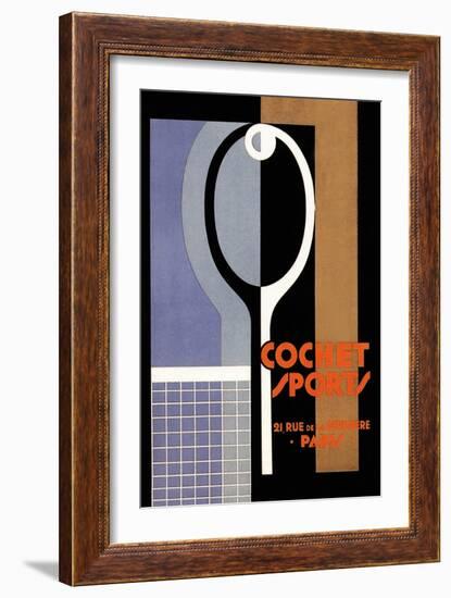 Coche Sports-null-Framed Art Print