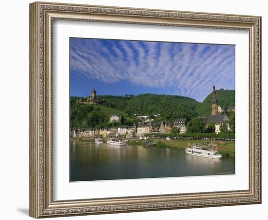 Cochem, Rhineland (Rhineland-Palatinate) (Rheinland-Pfalz), Mosel River Valley, Germany, Europe-Gavin Hellier-Framed Photographic Print