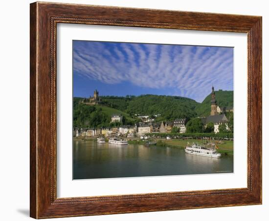 Cochem, Rhineland (Rhineland-Palatinate) (Rheinland-Pfalz), Mosel River Valley, Germany, Europe-Gavin Hellier-Framed Photographic Print