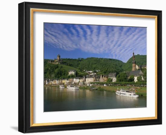 Cochem, Rhineland (Rhineland-Palatinate) (Rheinland-Pfalz), Mosel River Valley, Germany, Europe-Gavin Hellier-Framed Photographic Print