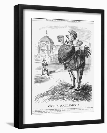 Cock-A-Doodle-Doo!, 1858-null-Framed Giclee Print