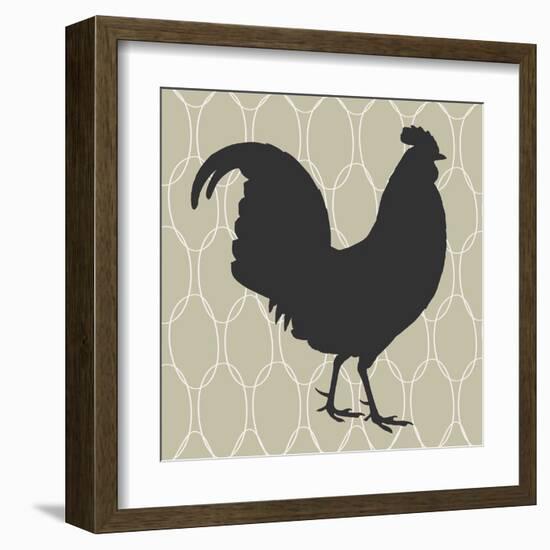 Cock-a-doodle-doo-Sabine Berg-Framed Art Print