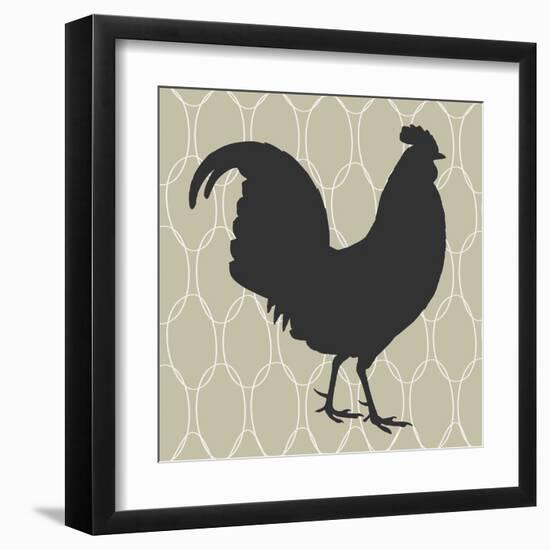 Cock-a-doodle-doo-Sabine Berg-Framed Art Print