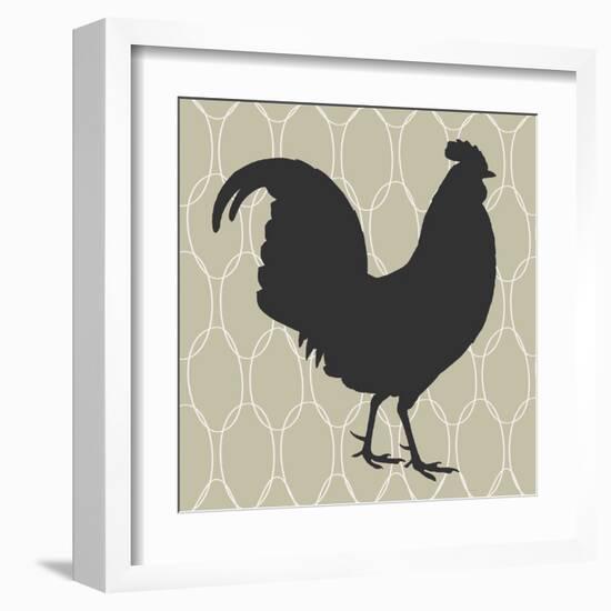 Cock-a-doodle-doo-Sabine Berg-Framed Art Print