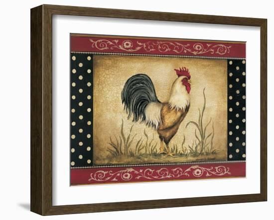 Cock-a-Doodle-Doo-Kimberly Poloson-Framed Art Print