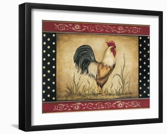 Cock-a-Doodle-Doo-Kimberly Poloson-Framed Art Print